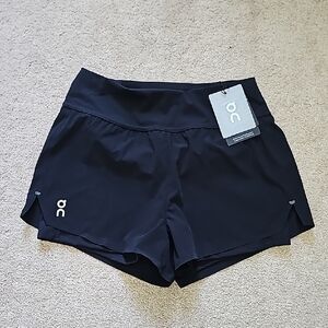On Running Women's Black Running Shorts NWT